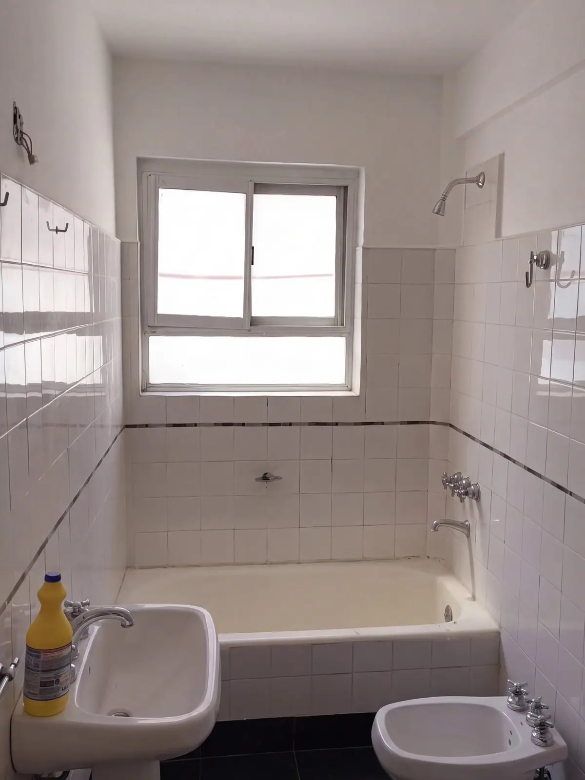 El mismo baño de Recoleta antes de la remodelación